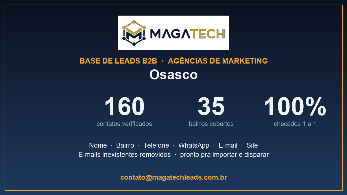Base de Agências de Marketing — Osasco